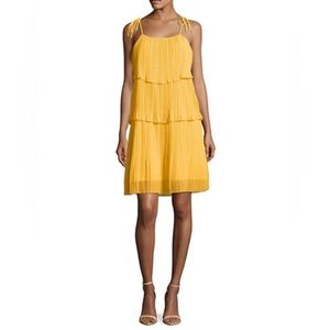 Lord & Taylor three-tiered pleated dress (S)